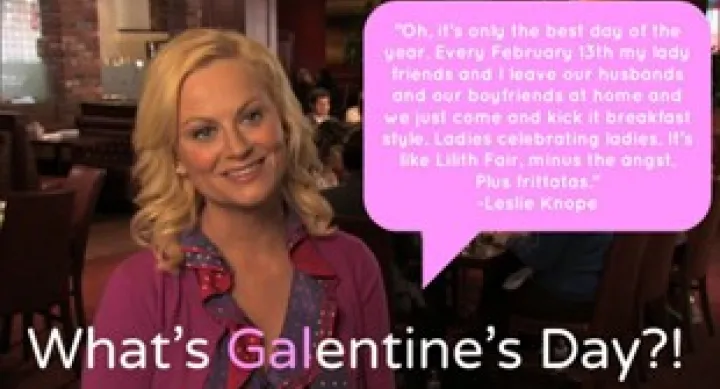 Leslie Knope Galentines Quote